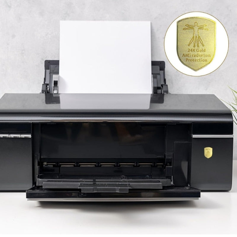 Proele™ Scudo Gold - Protezione Anti Radiazioni EMF (Electro Magnetic Fields)  🤎Cellulari e Telefoni Cordless, PC e Laptop, Router Wifi, Microonde